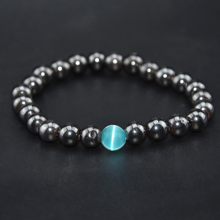 Magnetic Black Magnet Opal Handmade Hematite Anklet Bracelets