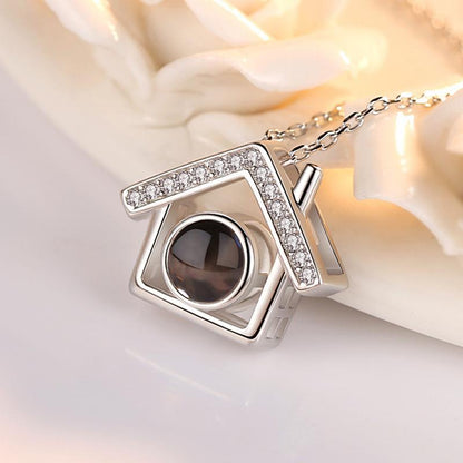Love Language You Deer Projection Female Necklaces