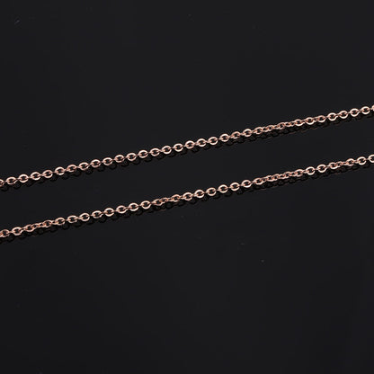 Furnace Plating Titanium Steel Chain Jewelry Necklaces