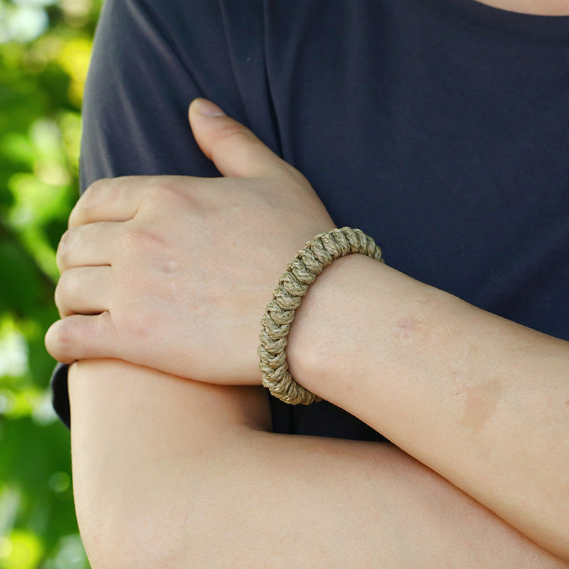 Punk Handmade Weave Vintage Hemp Rope Bracelets