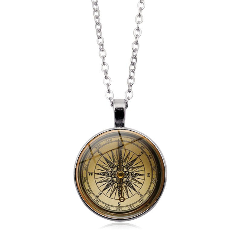 Time Gem Cabochon Stylish Sweater Chain Necklaces