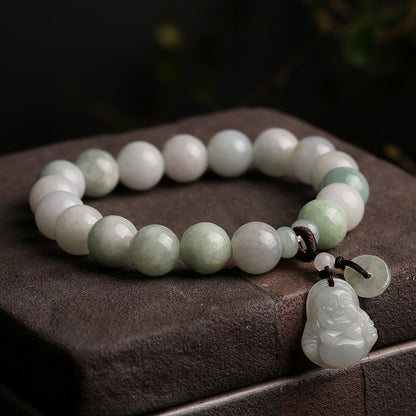 Enemy Jewelry Natural Emerald Jade Night Bracelets