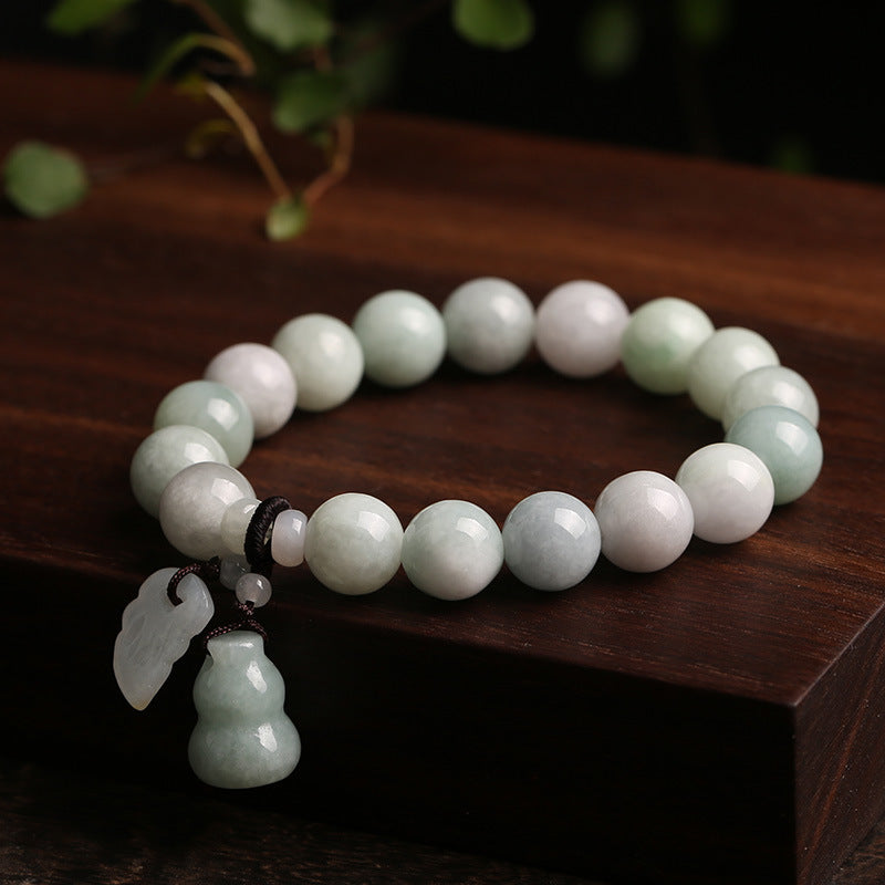 Enemy Jewelry Natural Emerald Jade Night Bracelets