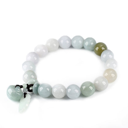 Enemy Jewelry Natural Emerald Jade Night Bracelets