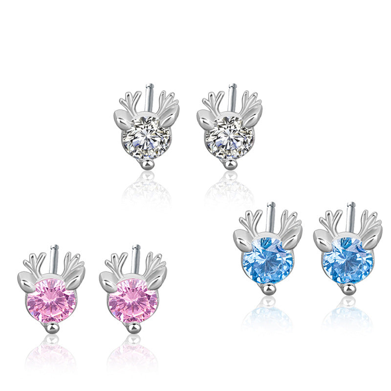 Women's Korean Style Christmas Diamond Jewelry Fashion Earrings