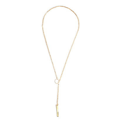 Women's Simple Personality Eyelet Short Clavicle Chain Necklaces