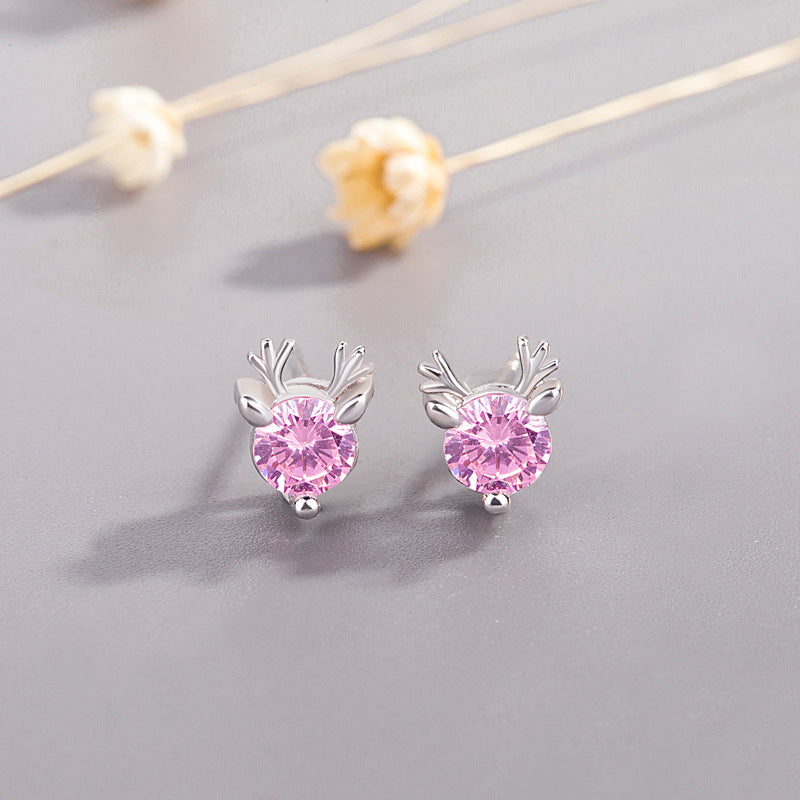 Women's Korean Style Christmas Diamond Jewelry Fashion Earrings