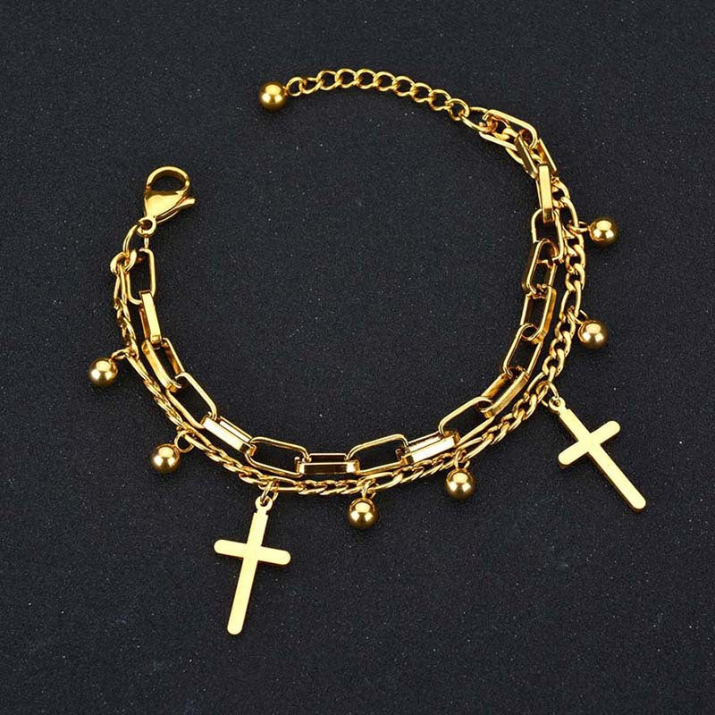 Women's Bohemian Fashion Stainless Steel Love Heart Bracelets