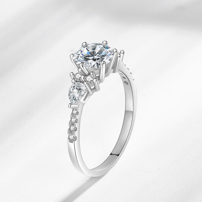 Women's Diamond With Carats Of Imitation Rings