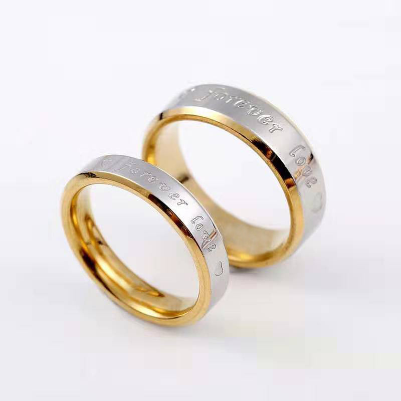 Port Titanium Steel Simple Fashion Stainless Rings