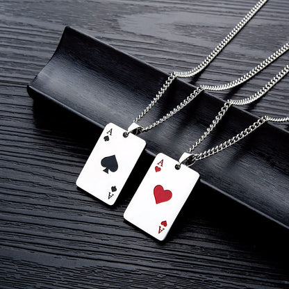 Women's Fashion Titanium Steel Simple Love Stainless Necklaces