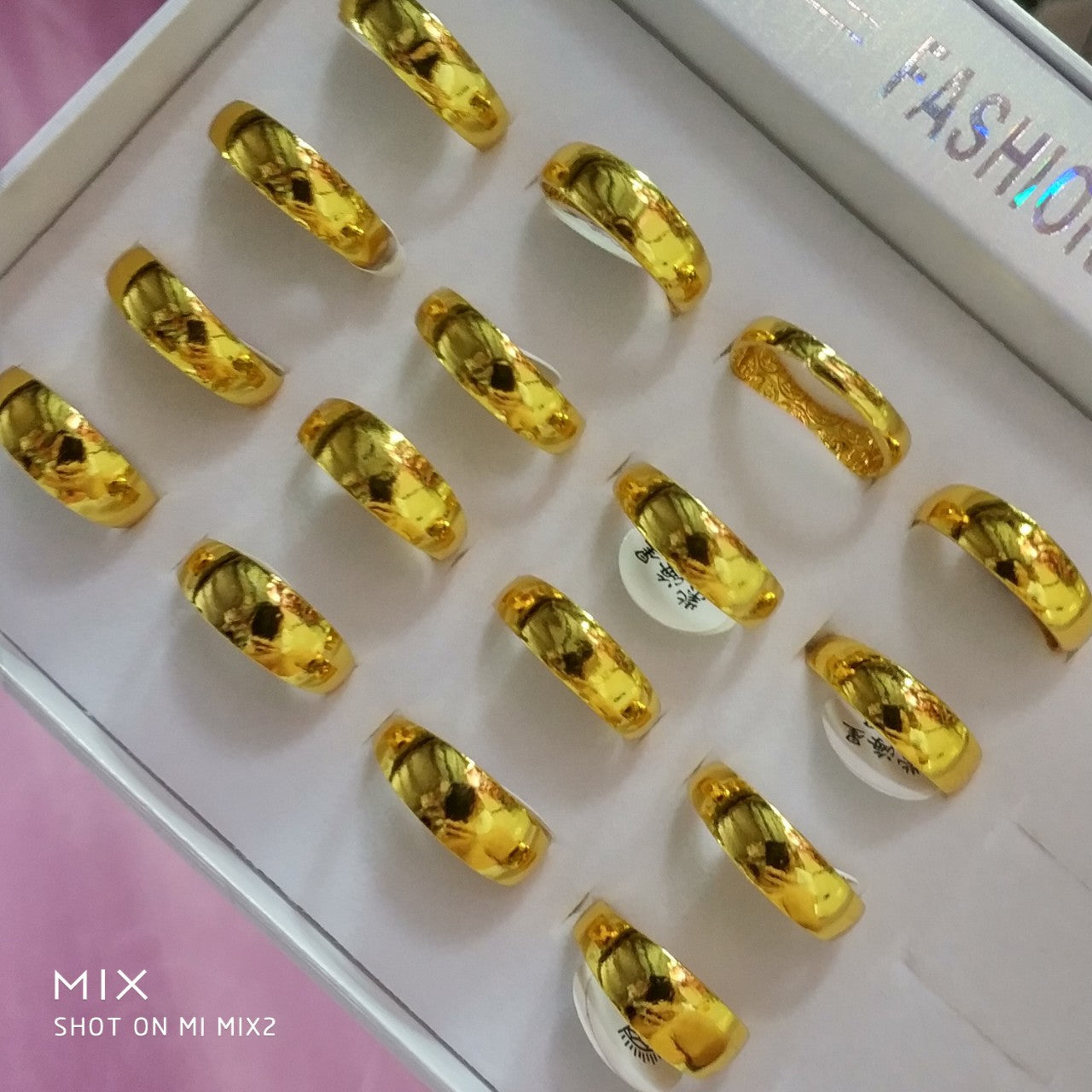 Gift Color Retention Gold Vietnam Placer Rings