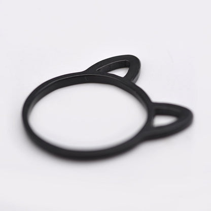 Minimalist Creative Design Hollow Out Kitty Rings