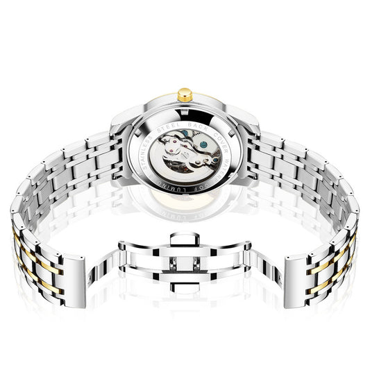 Men's Tourbillon Hollow Automatic Watch Waterproof Mechanical Watches