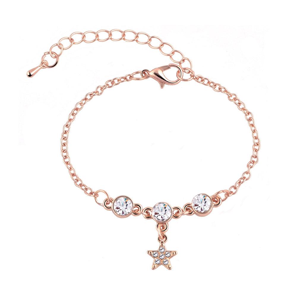 Cup Hanging Five-pointed Star Single Fashion Simple Bracelets