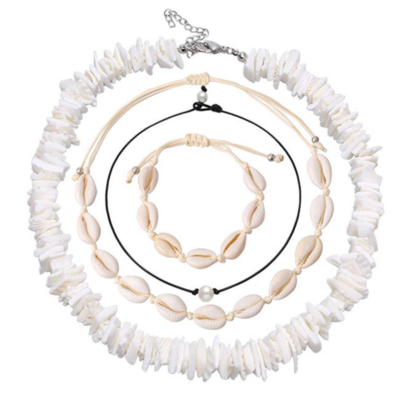 Shell Chain Pearl Natural Gravel Fragment Bracelets