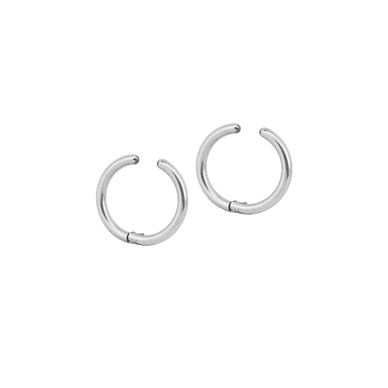 Stainless Steel Ear Clip Nest Cold Earrings