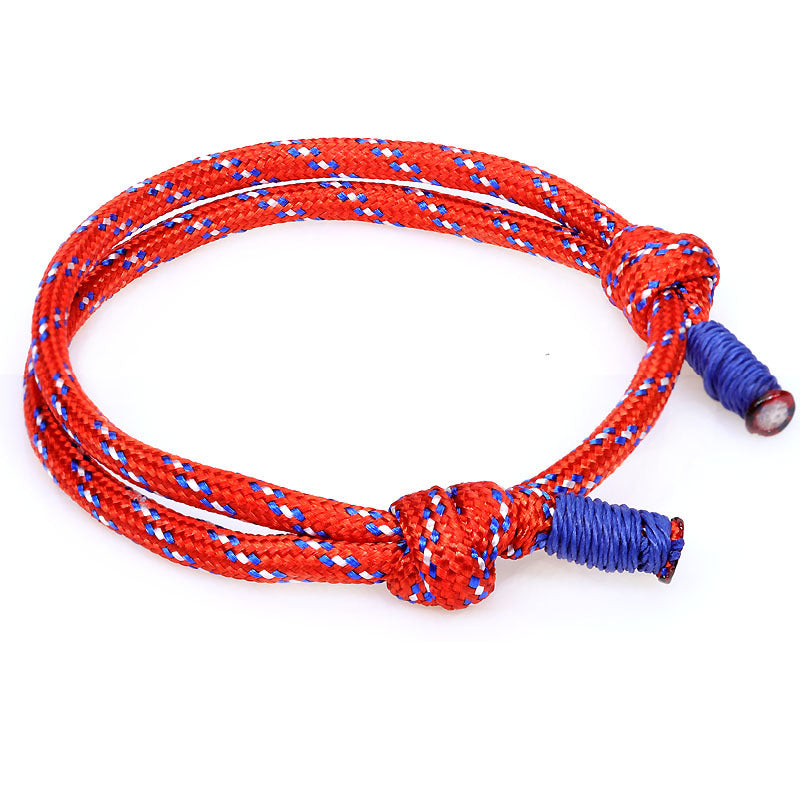 Men's Star Fashion Simple Adjustable Parachute Cord Bracelets