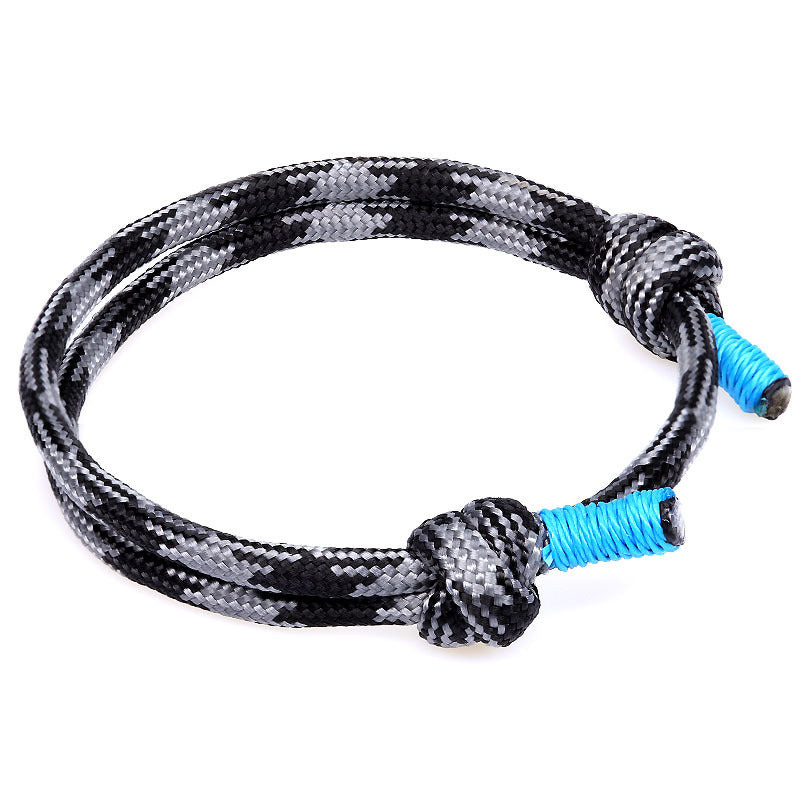 Men's Star Fashion Simple Adjustable Parachute Cord Bracelets