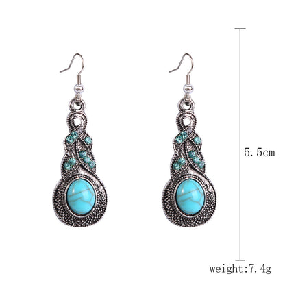 Ethnic Style Jewelry Turquoise Vintage Sweater Necklaces
