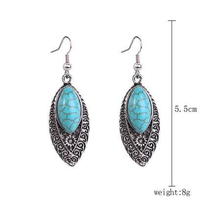 Ethnic Style Jewelry Turquoise Vintage Sweater Necklaces