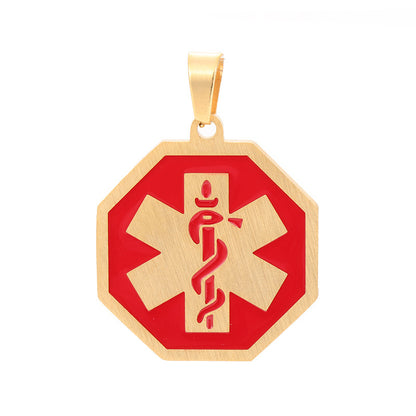 Logo Titanium Steel Tag Simple Fashion Necklaces