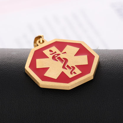 Logo Titanium Steel Tag Simple Fashion Necklaces