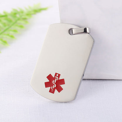 Stick Star Of Life Medical Sign Material Pendants