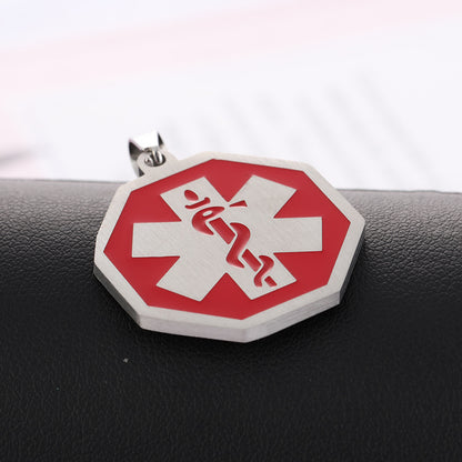 Logo Titanium Steel Tag Simple Fashion Necklaces