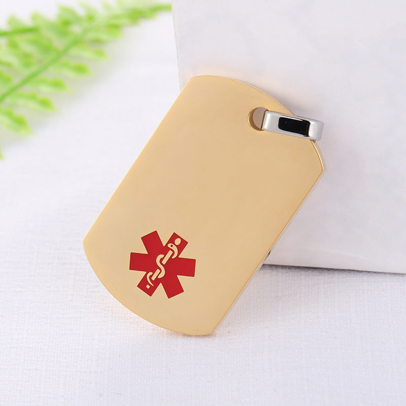 Stick Star Of Life Medical Sign Material Pendants