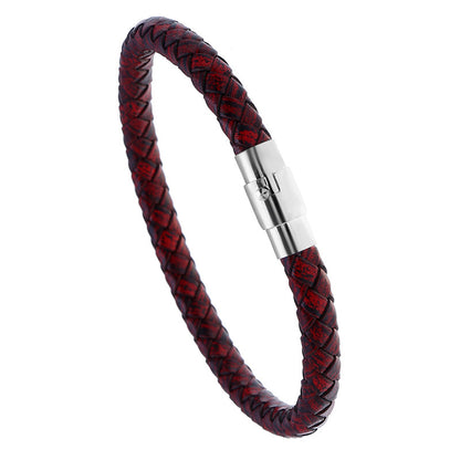 Men's Ornament Personality Woven Leather Simple Retro Bracelets