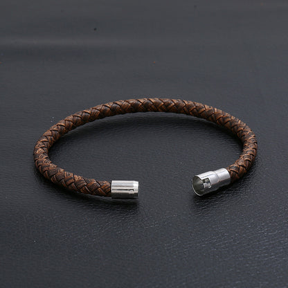 Men's Ornament Personality Woven Leather Simple Retro Bracelets