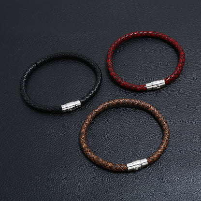 Men's Ornament Personality Woven Leather Simple Retro Bracelets