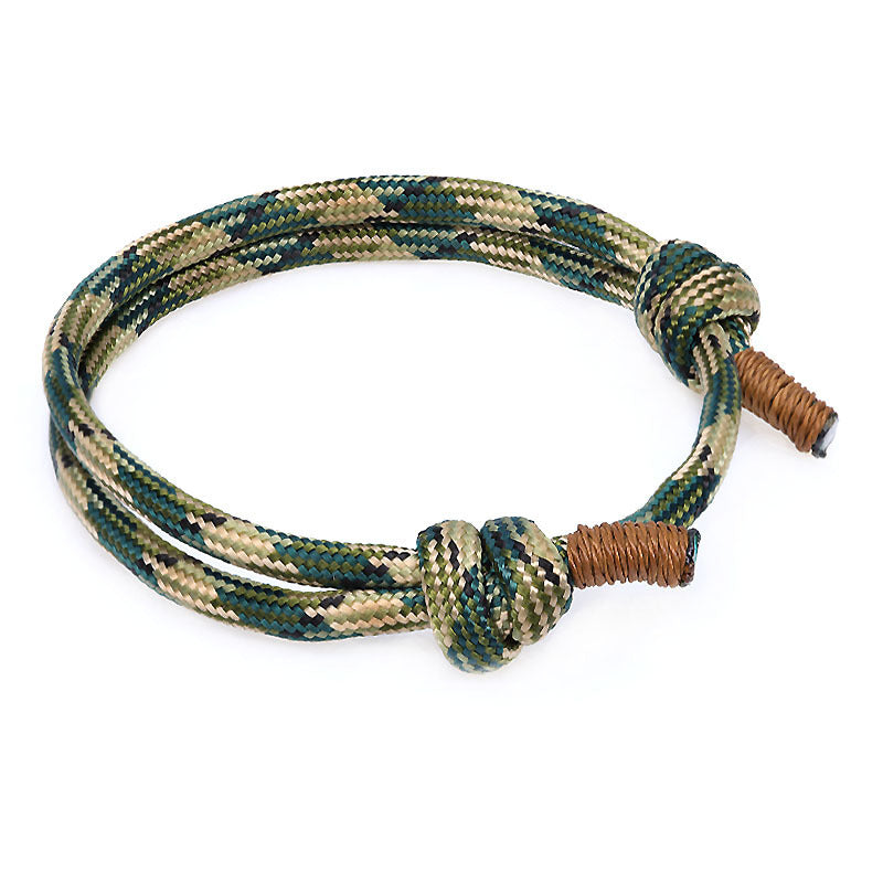 Men's Star Fashion Simple Adjustable Parachute Cord Bracelets