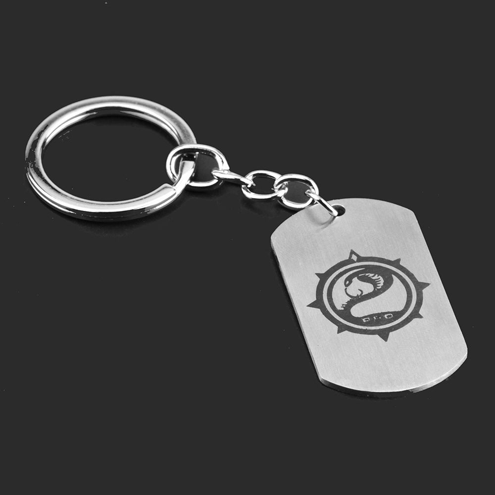 Escape From Stainless Steel Key Army Necklaces