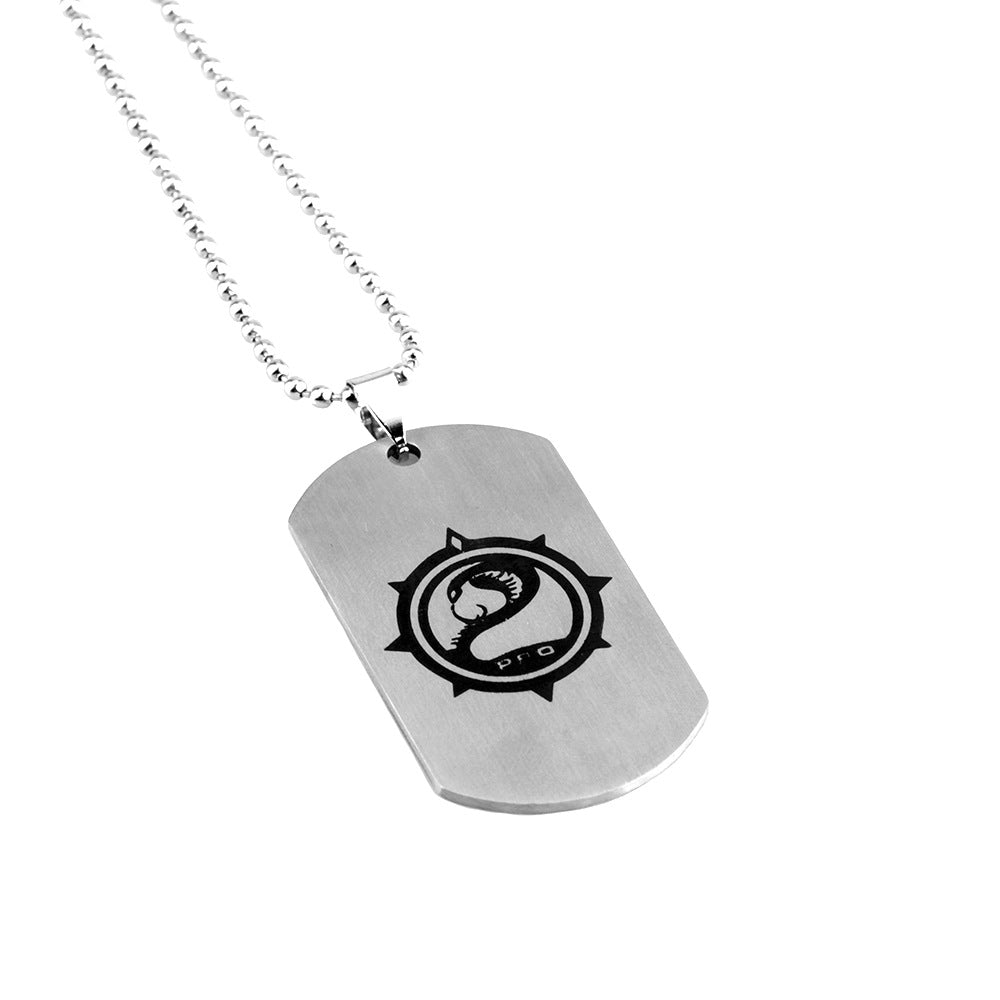 Escape From Stainless Steel Key Army Necklaces