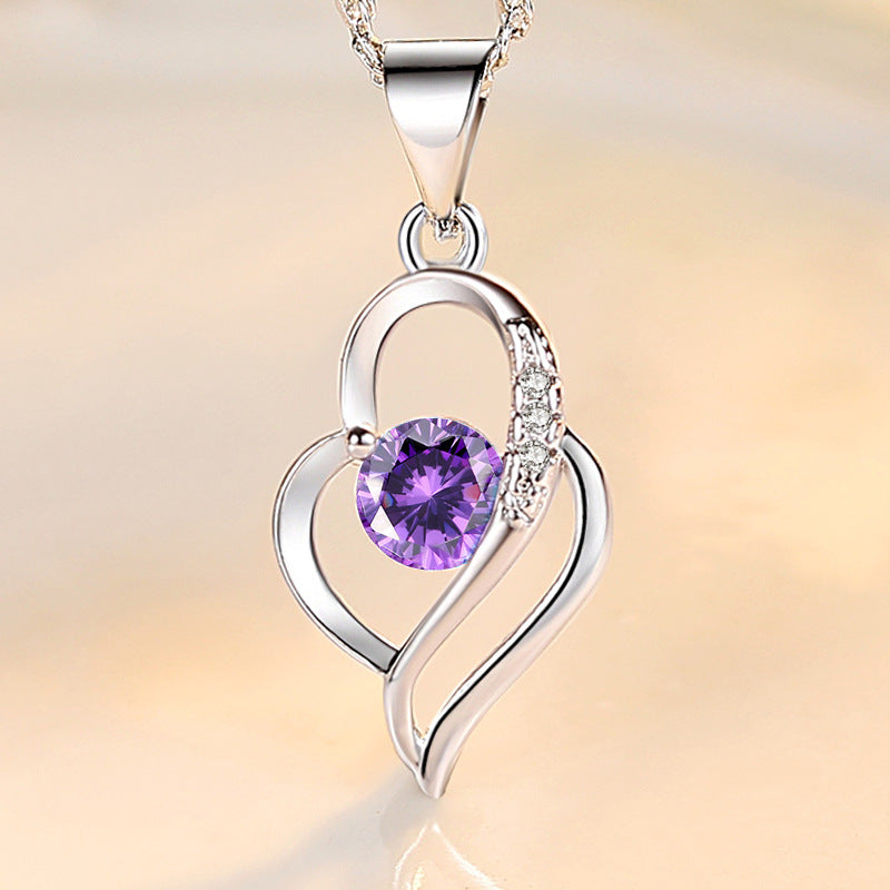 Love Amethyst Jewelry Popular Ornament Hand Pendants