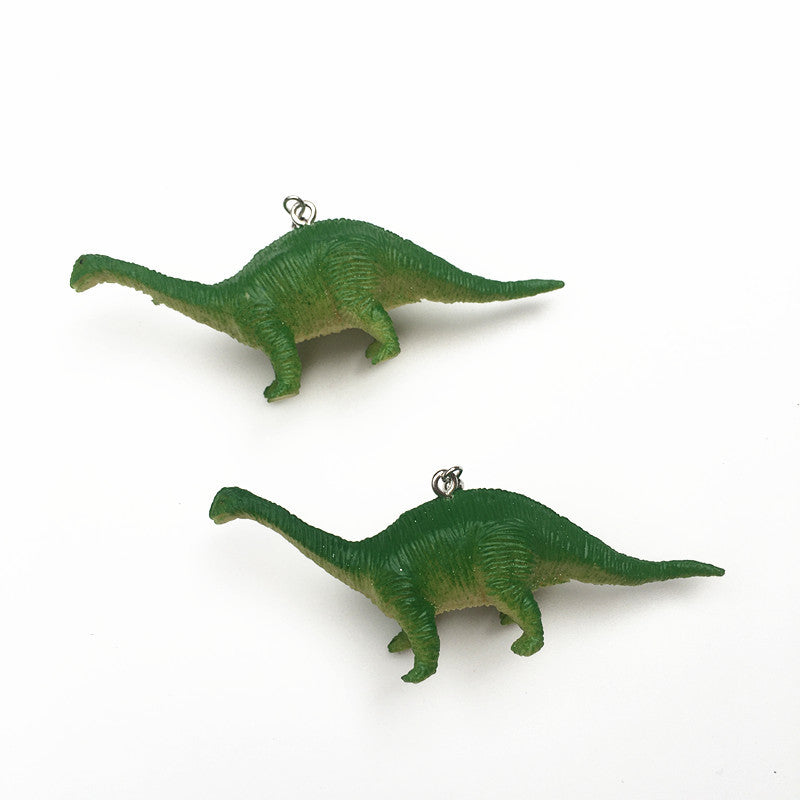 Children's Handicraft Funny Dinosaur Cool Earth Disco Earrings