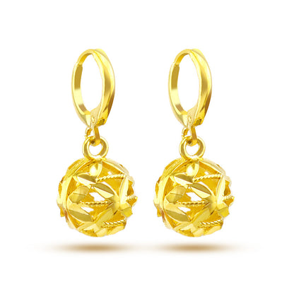 Women's Gold Simulation Ethnic Style Hollow Floral Rings