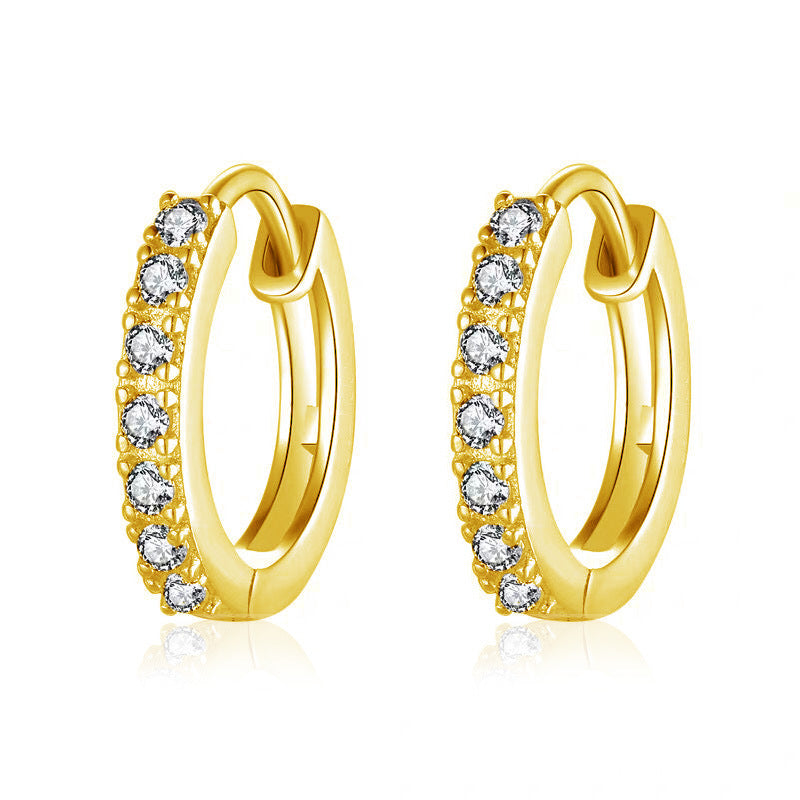 Korean Fashion Zircon Exquisite Crystal Jewelry Earrings