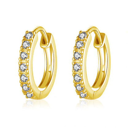 Korean Fashion Zircon Exquisite Crystal Jewelry Earrings