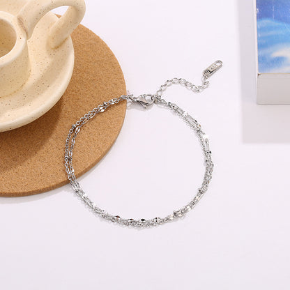 Gold Chain Anklet Simple Trendy Female Personality Bracelets