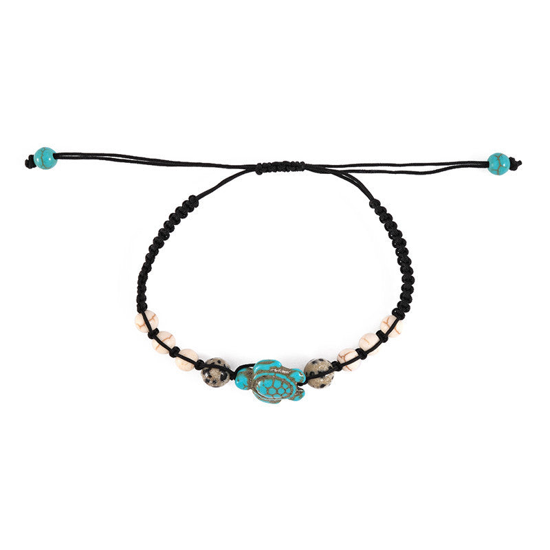 Turtle Bohemian Beaded Turquoise Small Woven Bracelets