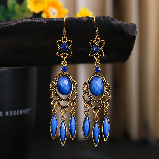 Your Ethnic Style Pattern Jeweled Clothing Earrings