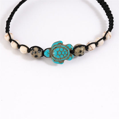 Turtle Bohemian Beaded Turquoise Small Woven Bracelets