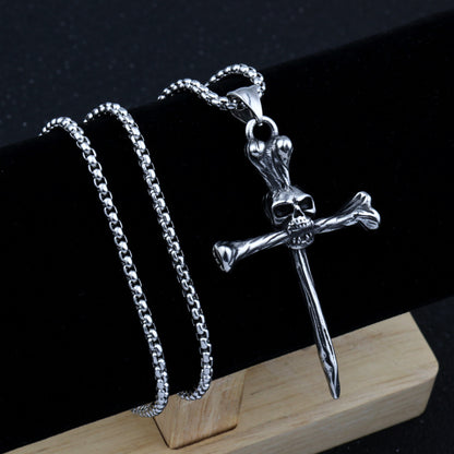 Women's & Men's Fading Hip Hop Cool Cross Accessories Necklaces