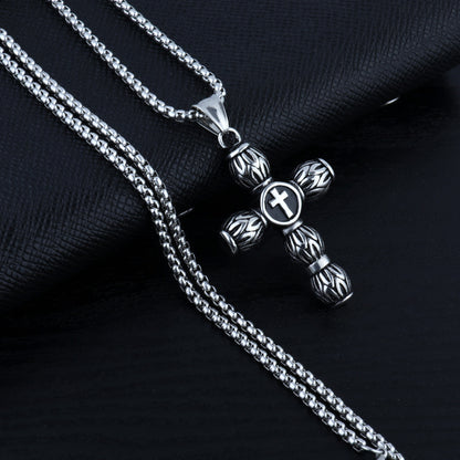 Women's & Men's Fading Hip Hop Cool Cross Accessories Necklaces