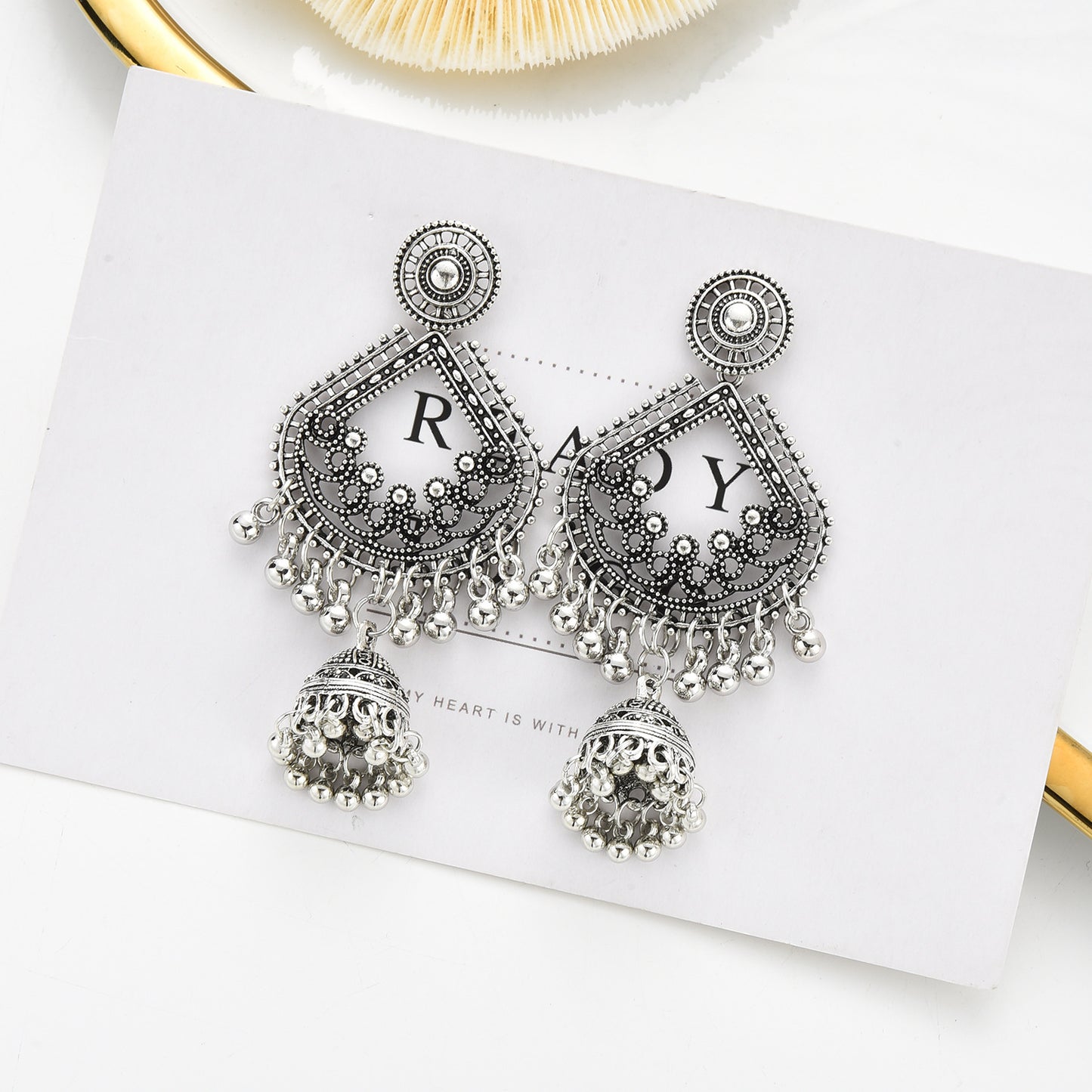 National Fashion Long Fringe Thailand India Exotic Earrings