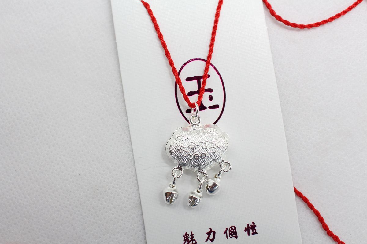 Rope Longevity Lock Fortune Long Life Hundred Years Old Necklaces