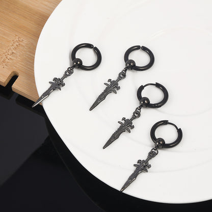 Men's Punk Arrow Personalized Hip Hop Street Earrings